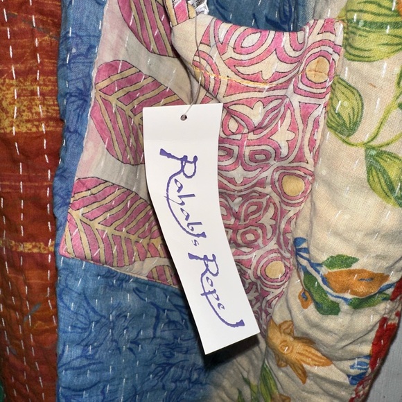 Rahab’s Rope Reversible Kantha Patchwork Kimono Robe - Picture 9 of 12